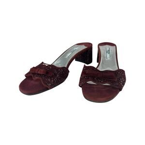 Prada Glitter Sandals